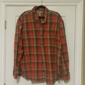 EUC plaid Free Swinging Flannel shirt